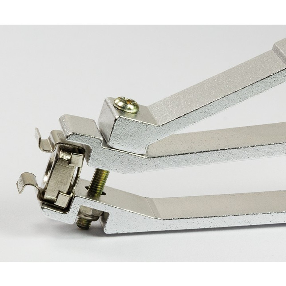 TECHLY Utensile per Inserimento ed Estrazione Dadi a Gabbia - Regolabile per M6, 3/8