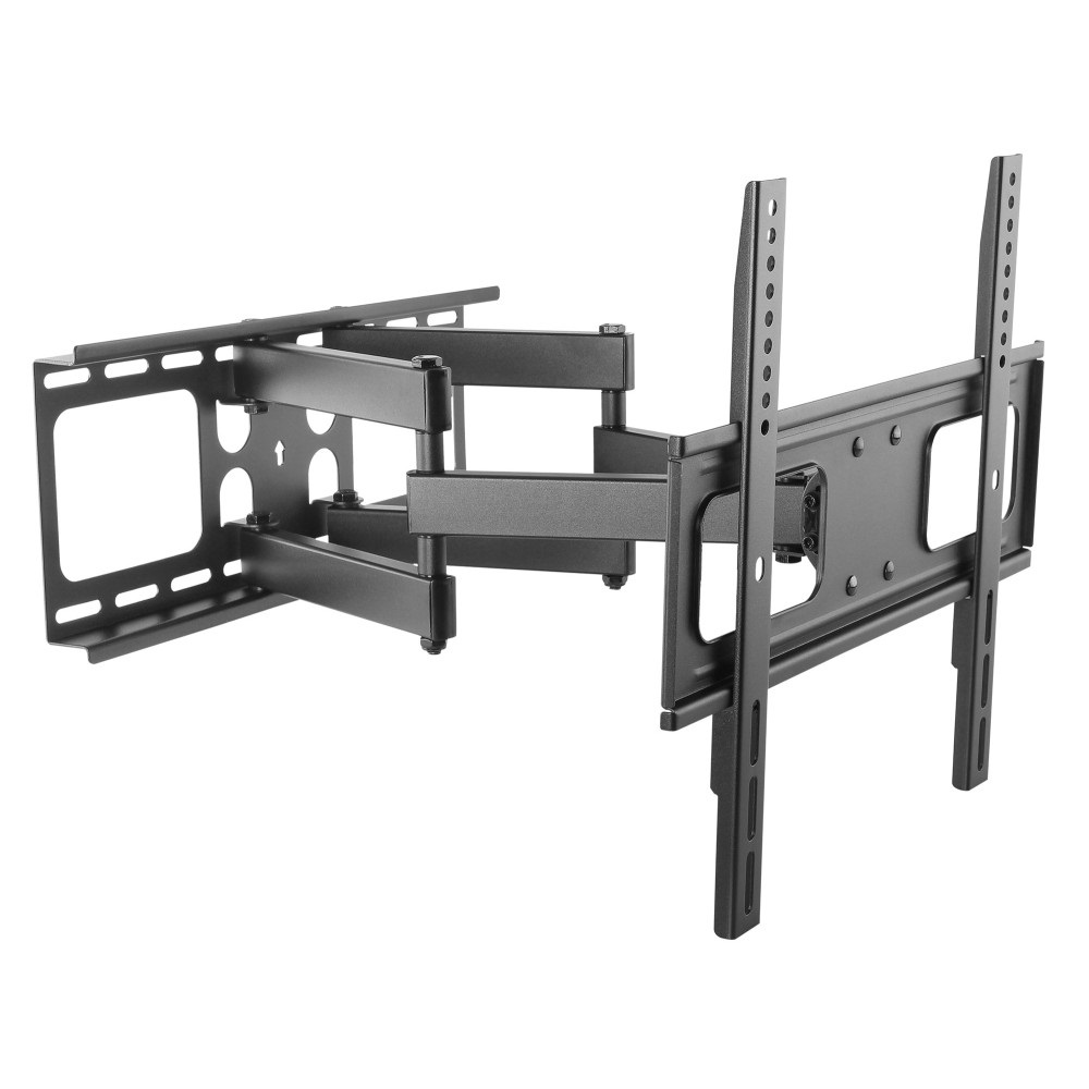Techly ICA-PLB 3646 Supporto TV a parete Doppio Braccio per TV LED/LCD 32-55'' fino a 50 kg, Estensione 510 mm, Rotazione 60°