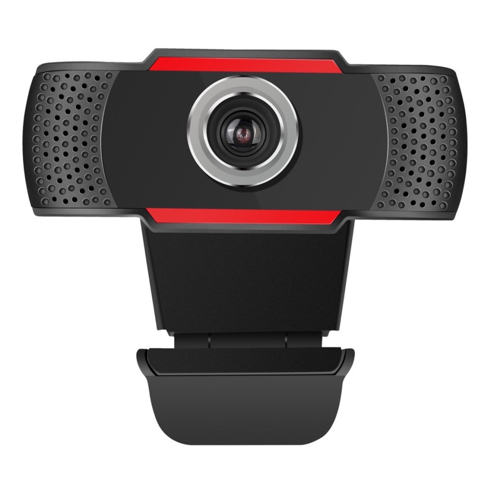 Techly Webcam I-60T Full HD 1080p con Microfono e Auto Focus, USB 2.0, Nero