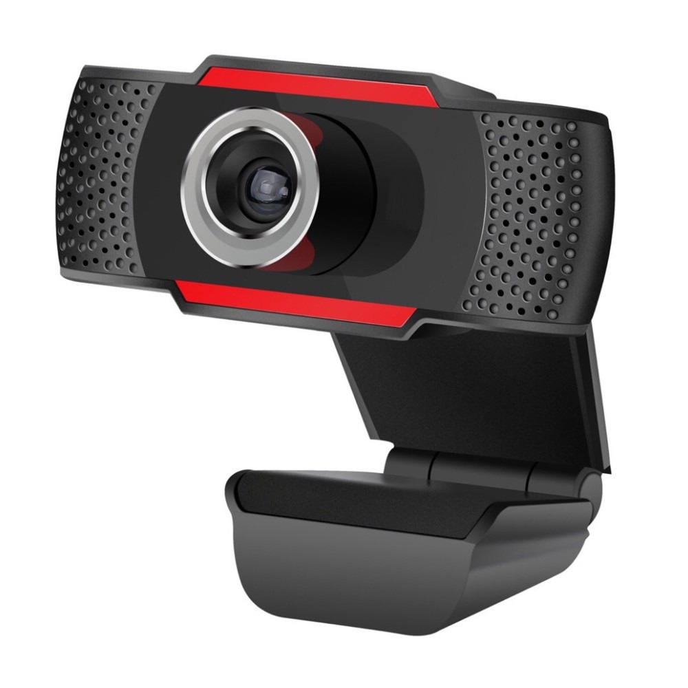 Techly Webcam 361827 USB 720p con Microfono e Riduzione del Rumore - 1280x720p, Plug and Play, Base Regolabile