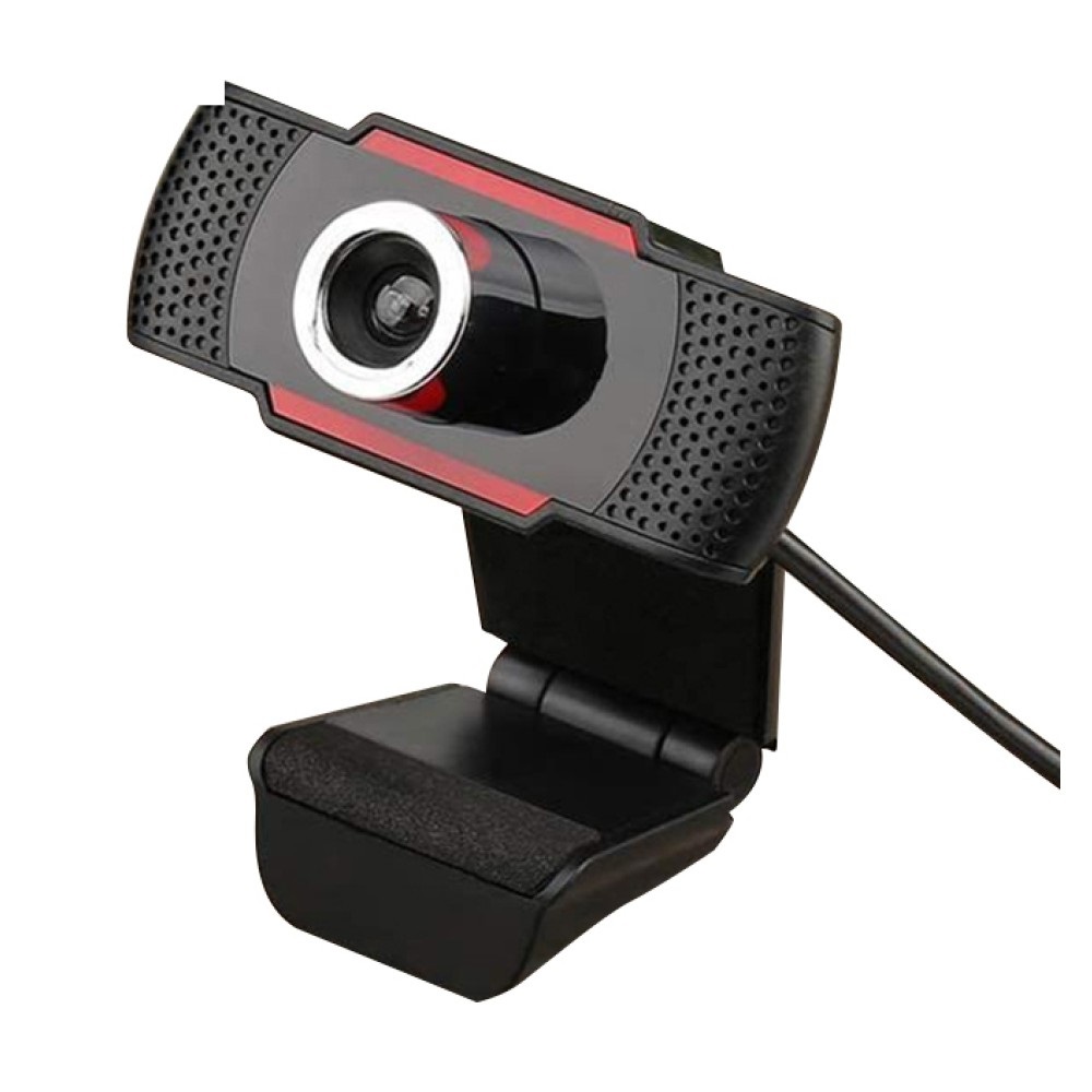 Techly Webcam 361827 USB 720p con Microfono e Riduzione del Rumore - 1280x720p, Plug and Play, Base Regolabile