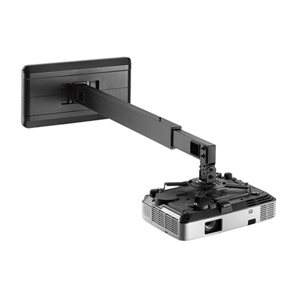 TECHLY Supporto da Parete Telescopico ICA-PM 21 per Proiettori Ottica Corta con Extra Estensione