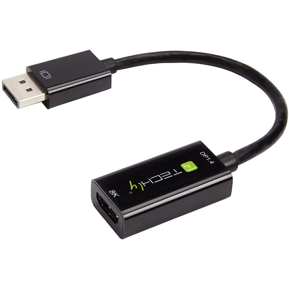 TECHLY Adattatore DisplayPort 1.4 a HDMI 8K Attivo Nero - IADAP DP-HDMIF8K