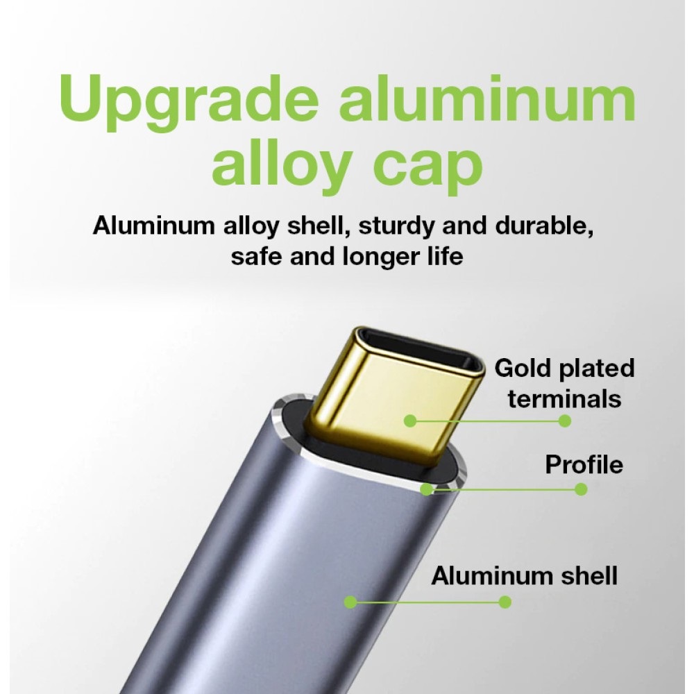 Techly Cavo USB 3.2 Gen 2x2 USB-C M/M E-Mark 1m 4K Nero