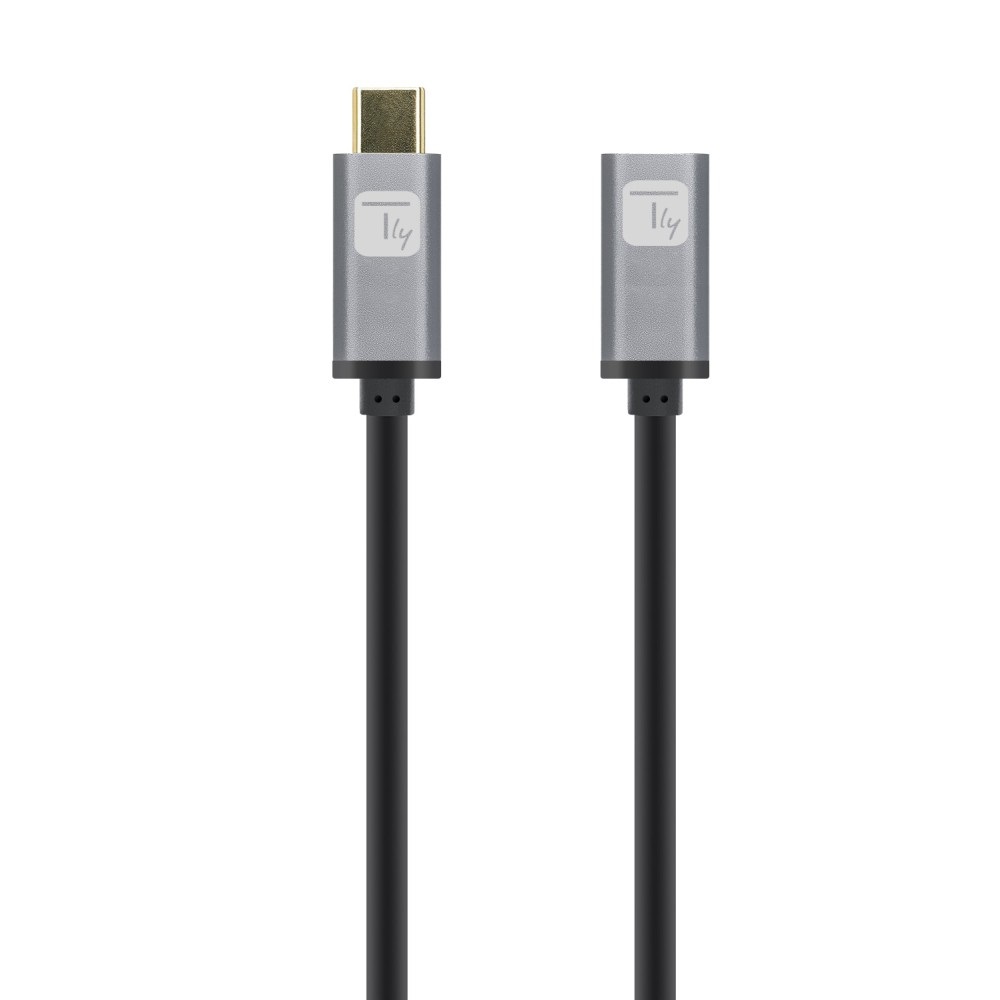 Techly Cavo Prolunga USB 3.2 Gen 2 USB-C™ M/F 1m Nero - SuperSpeed