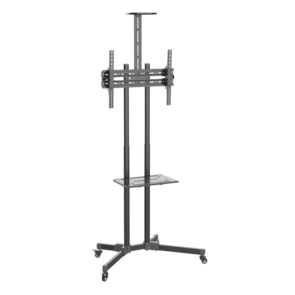 Techly ICA-TR216T Supporto TV a parete 37-70'' (94-177,8 cm) Nero - Capacità 50 kg, Inclinazione -15°/ 15°