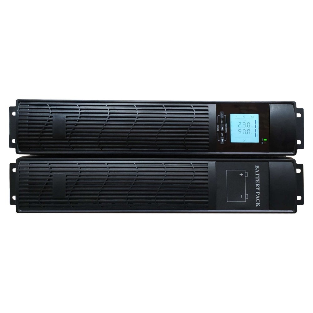 Techly Professional Gruppo di Continuità UPS 3000VA 2700W OnLine Doppia Conversione Tower/Rack con Batterie Hot Swap
