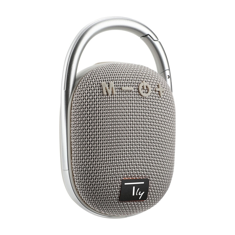 Techly ICASBL321GR Altoparlante Bluetooth 5W, 4,5 cm, 120-20000 Hz, Grigio