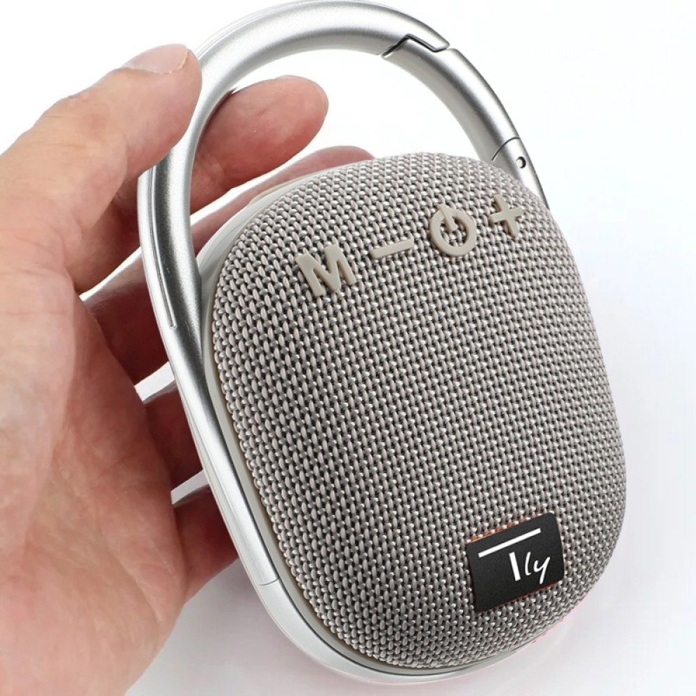 Techly ICASBL321GR Altoparlante Bluetooth 5W, 4,5 cm, 120-20000 Hz, Grigio