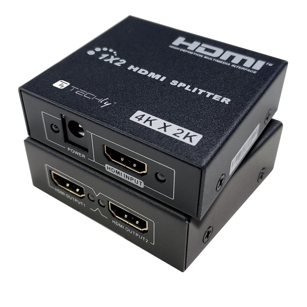 Techly IDATA HDMI-4K230 Splitter Video 2x HDMI 4K UHD 3D - Nero