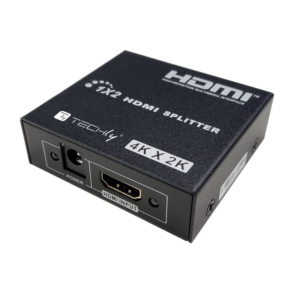 Techly IDATA HDMI-4K230 Splitter Video 2x HDMI 4K UHD 3D - Nero