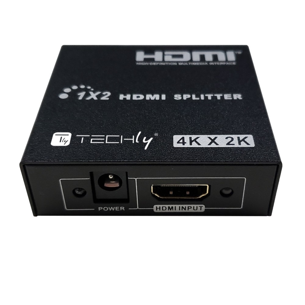 Techly IDATA HDMI-4K230 Splitter Video 2x HDMI 4K UHD 3D - Nero