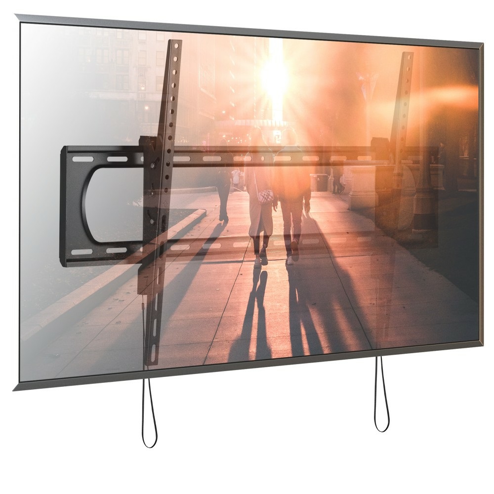 Techly Supporto Murale Inclinabile Slim per TV LED LCD 60-120'' - Capacità Fino a 120 kg