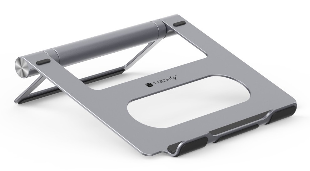 Techly Docking Station USB-C™ 9 in 1 Hub USB3.1 con Supporto Pieghevole per Notebook