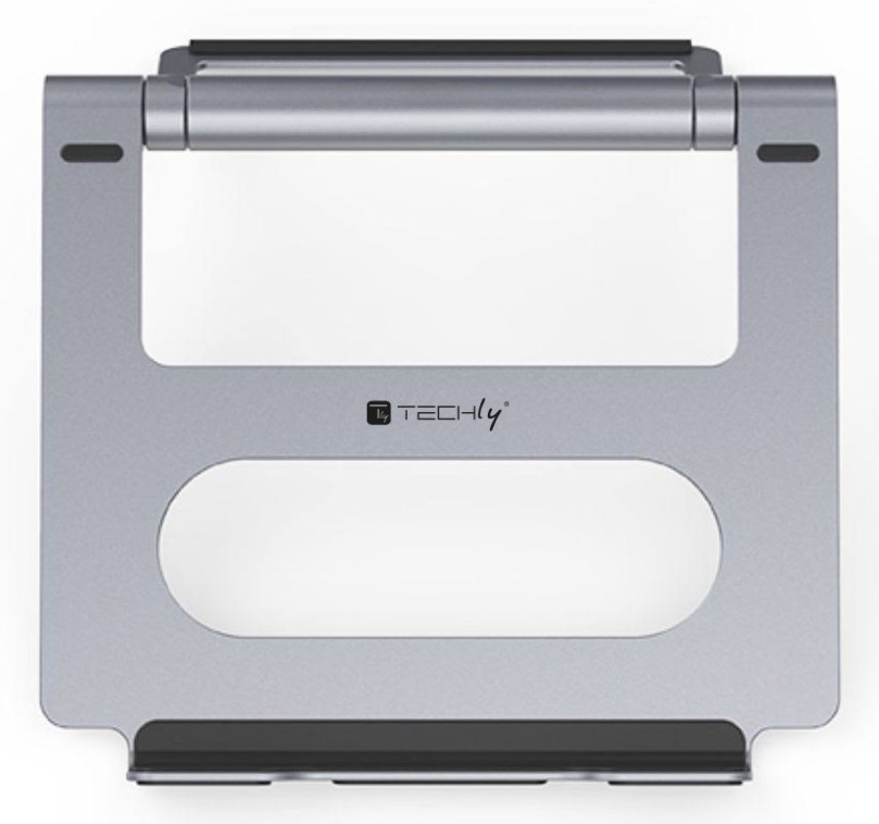 Techly Docking Station USB-C™ 9 in 1 Hub USB3.1 con Supporto Pieghevole per Notebook