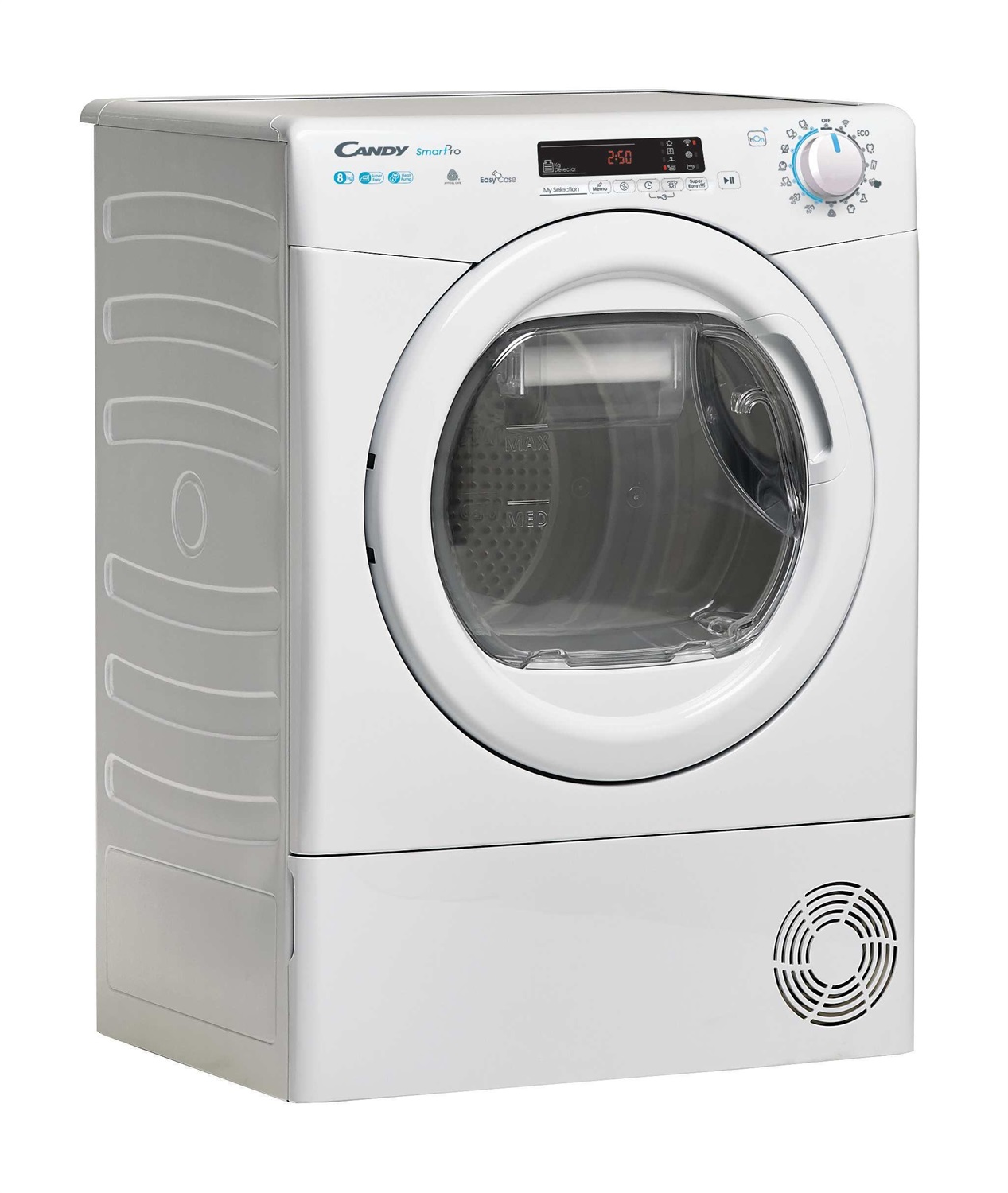 Candy Smart Pro CSOE H8A2DE-S Asciugatrice a Pompa di Calore 8 kg Classe A Wi-Fi Libera Installazione Caricamento Frontale