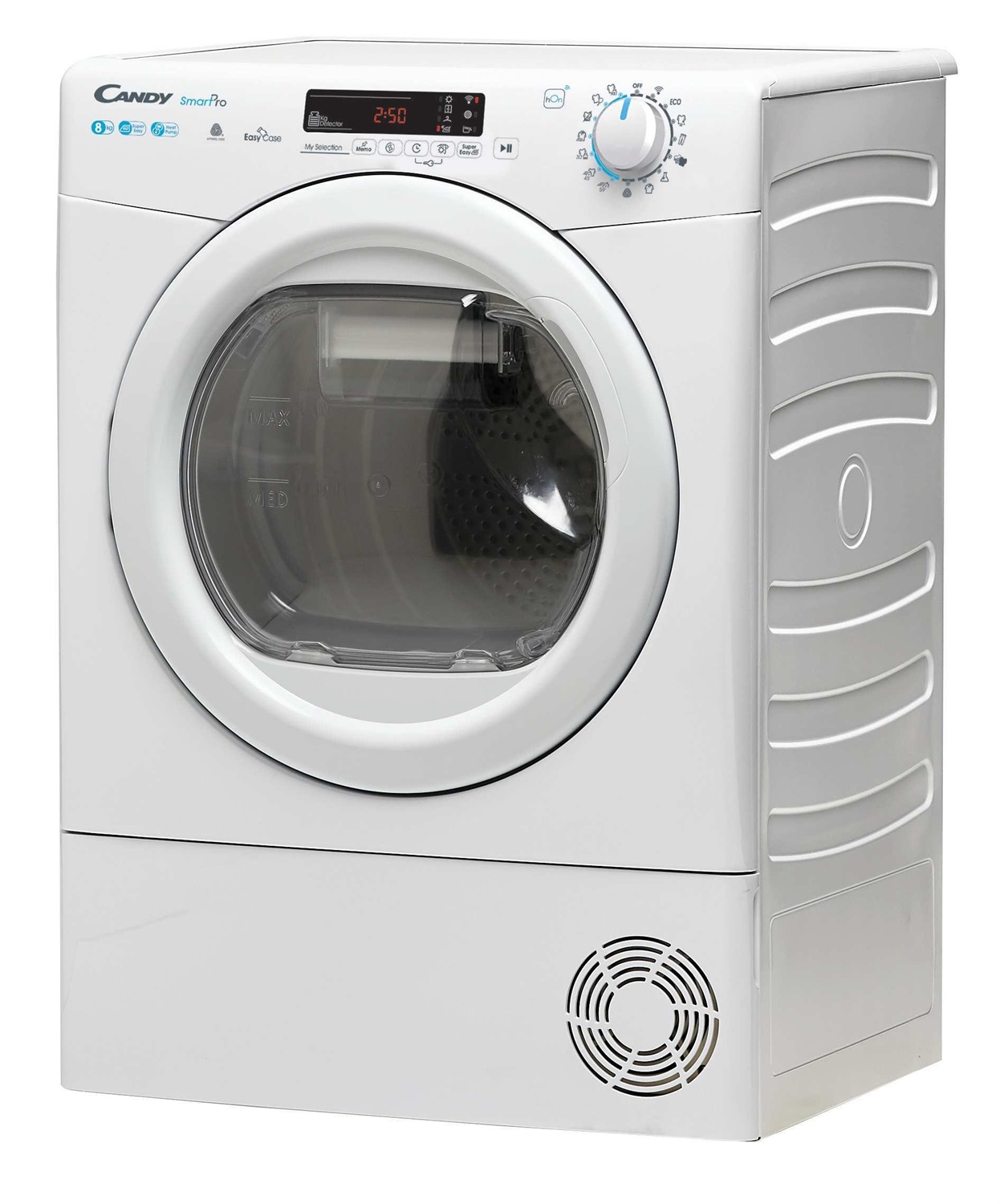Candy Smart Pro CSOE H8A2DE-S Asciugatrice a Pompa di Calore 8 kg Classe A Wi-Fi Libera Installazione Caricamento Frontale