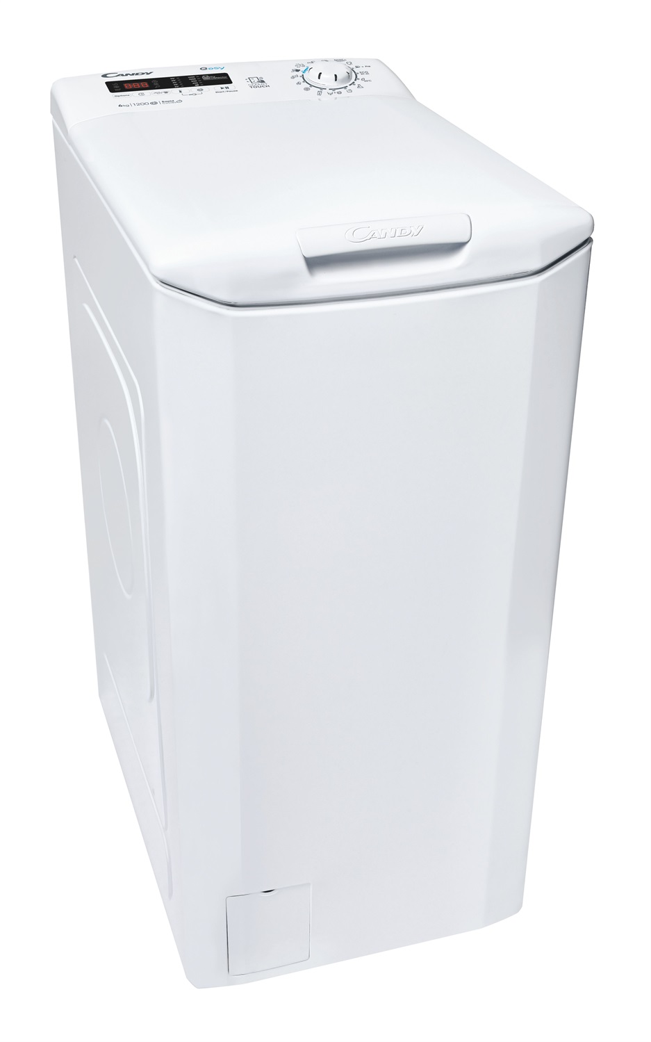 Candy EYT 1262DWE/1-S Lavatrice Carica dall'Alto 6 kg 1200 Giri/min Classe D con 14 Programmi e NFC - Bianco