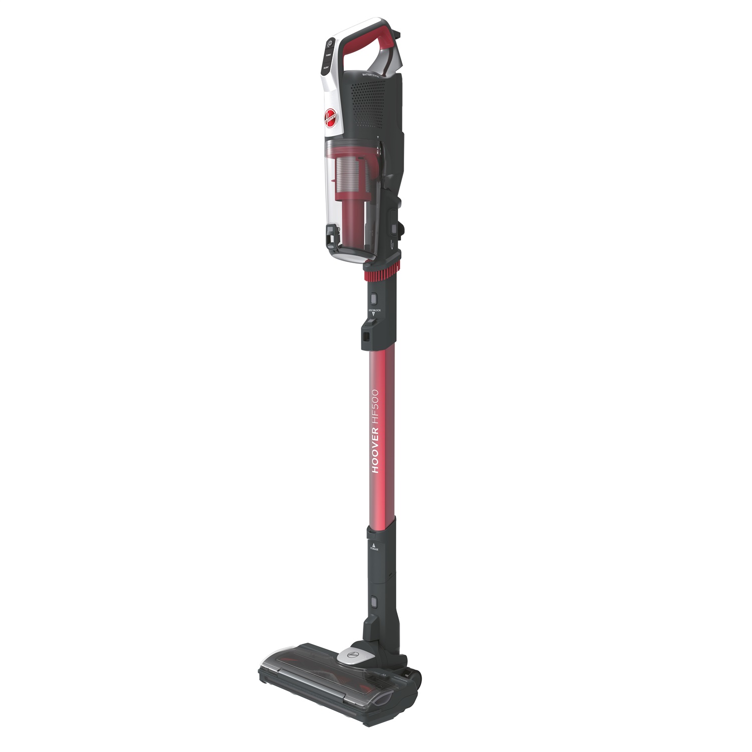 Hoover HF522STH 011 Scopa Elettrica Ricaricabile Senza Sacchetto 0,45 L 290 W Grigio e Titanio