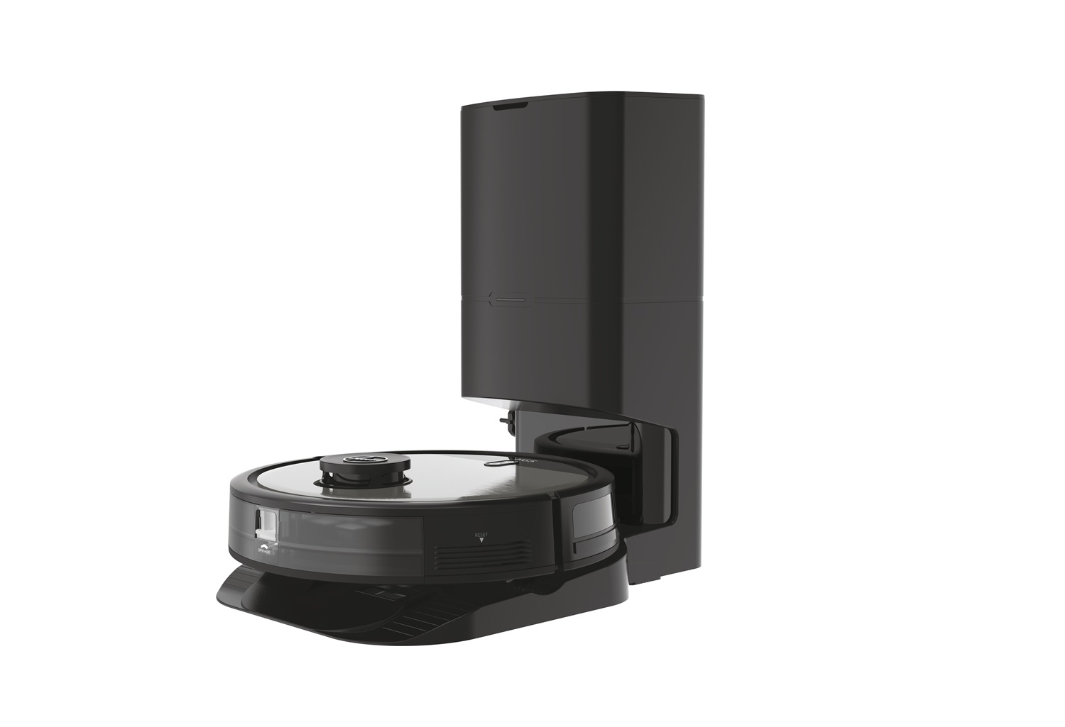 Hoover HG5 PRO Aspirapolvere Robot con Mappatura, 0,2 L, Wi-Fi, Torretta per Polvere, 5 Modalità, Grigio