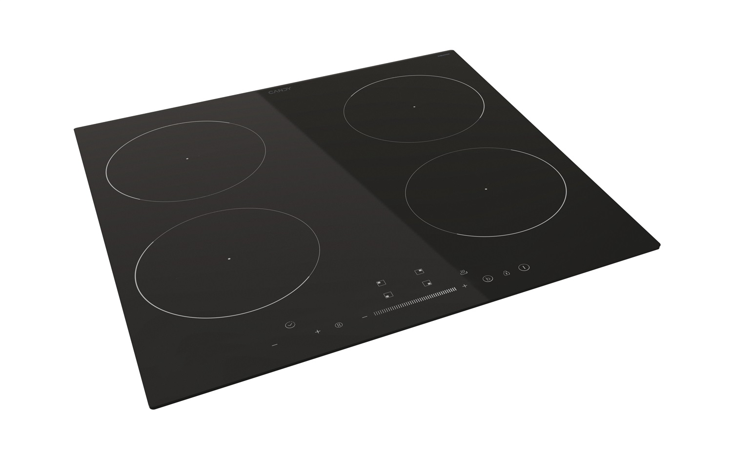 Candy CIS642SCTT/1 Piano Cottura a Induzione 4 Zone da Incasso 59 cm Nero Vetroceramica con Controllo Touch e Funzione Keep Warm