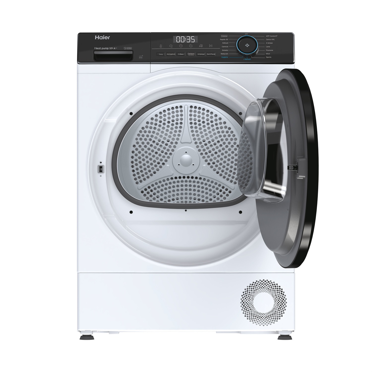 Haier HD100-A2939E-IT Asciugatrice Libera Installazione 10 Kg Pompa di Calore Classe A Frontale