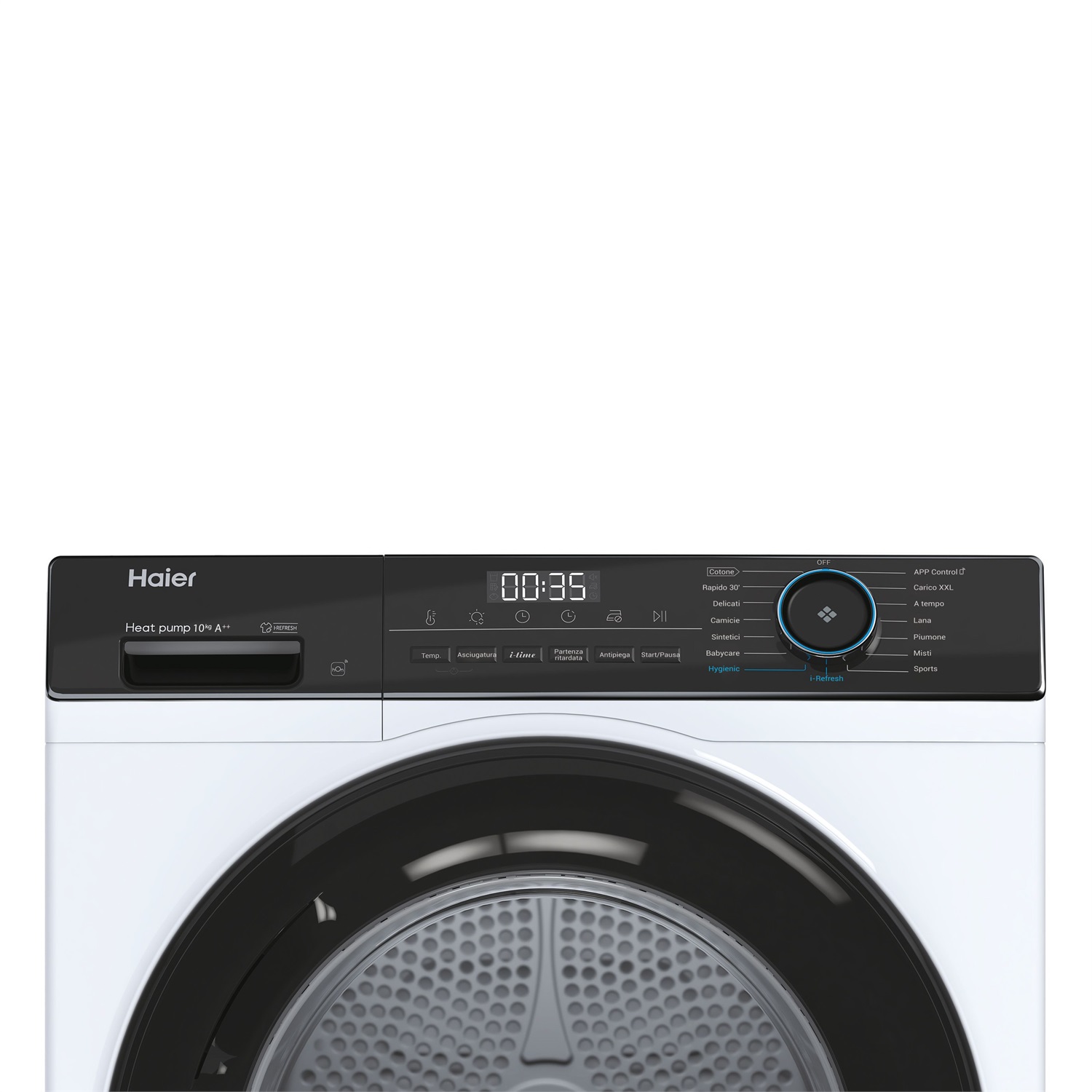 Haier HD100-A2939E-IT Asciugatrice Libera Installazione 10 Kg Pompa di Calore Classe A Frontale