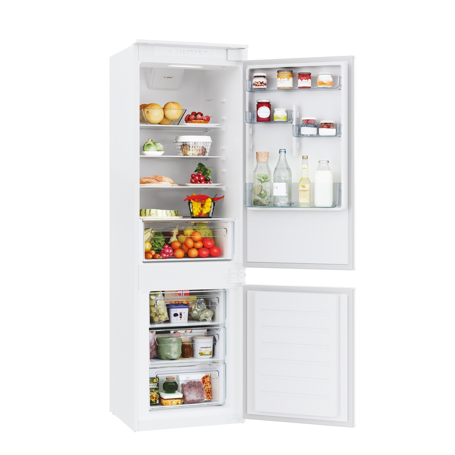 Candy CBL3518E/L Frigorifero Combinato da Incasso 263 L Classe E Statico Low Frost Bianco