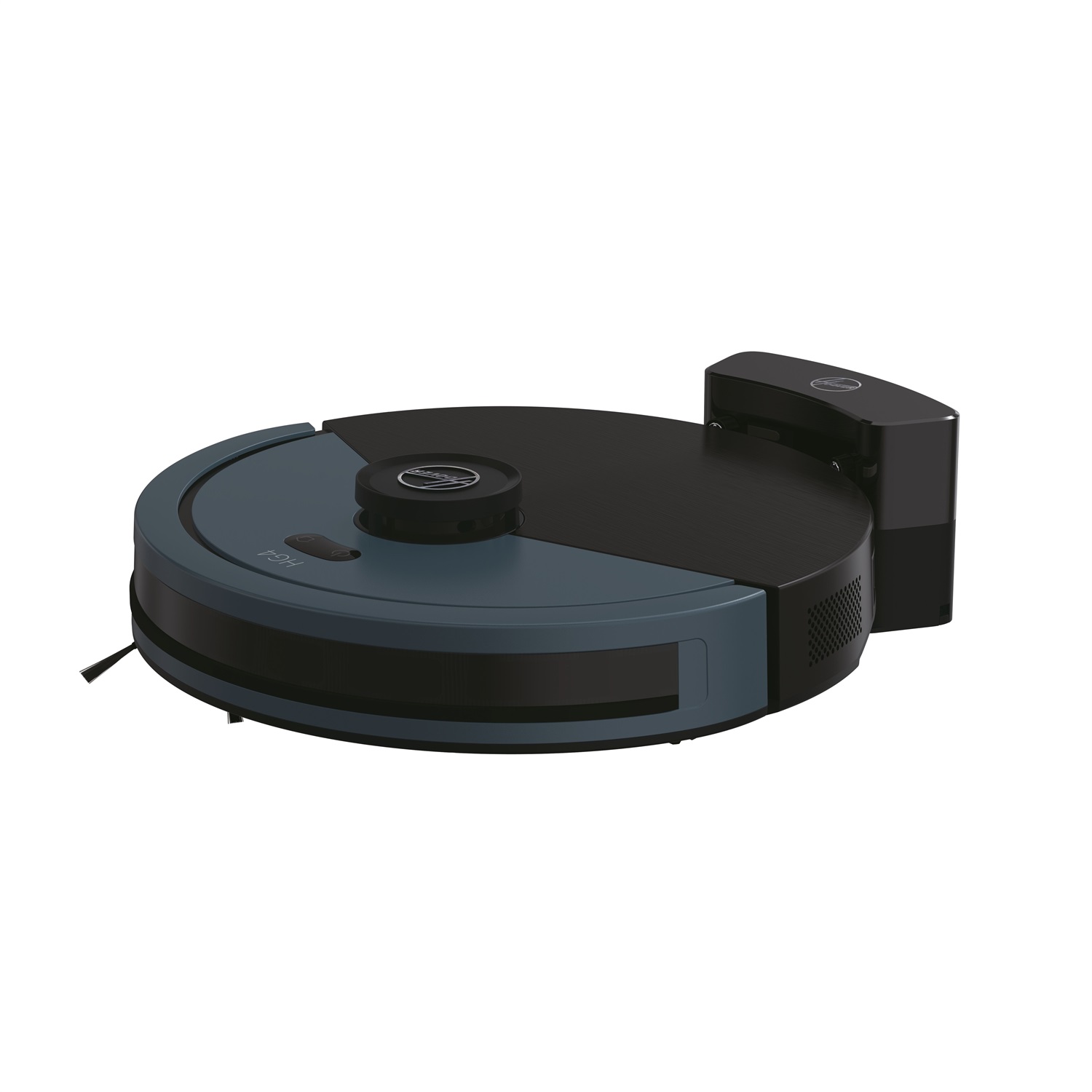 Hoover HG430H 011 Aspirapolvere Robot Senza Sacchetto 0,26 L Nero/Blu con Navigazione Laser e Funzione Lavapavimenti