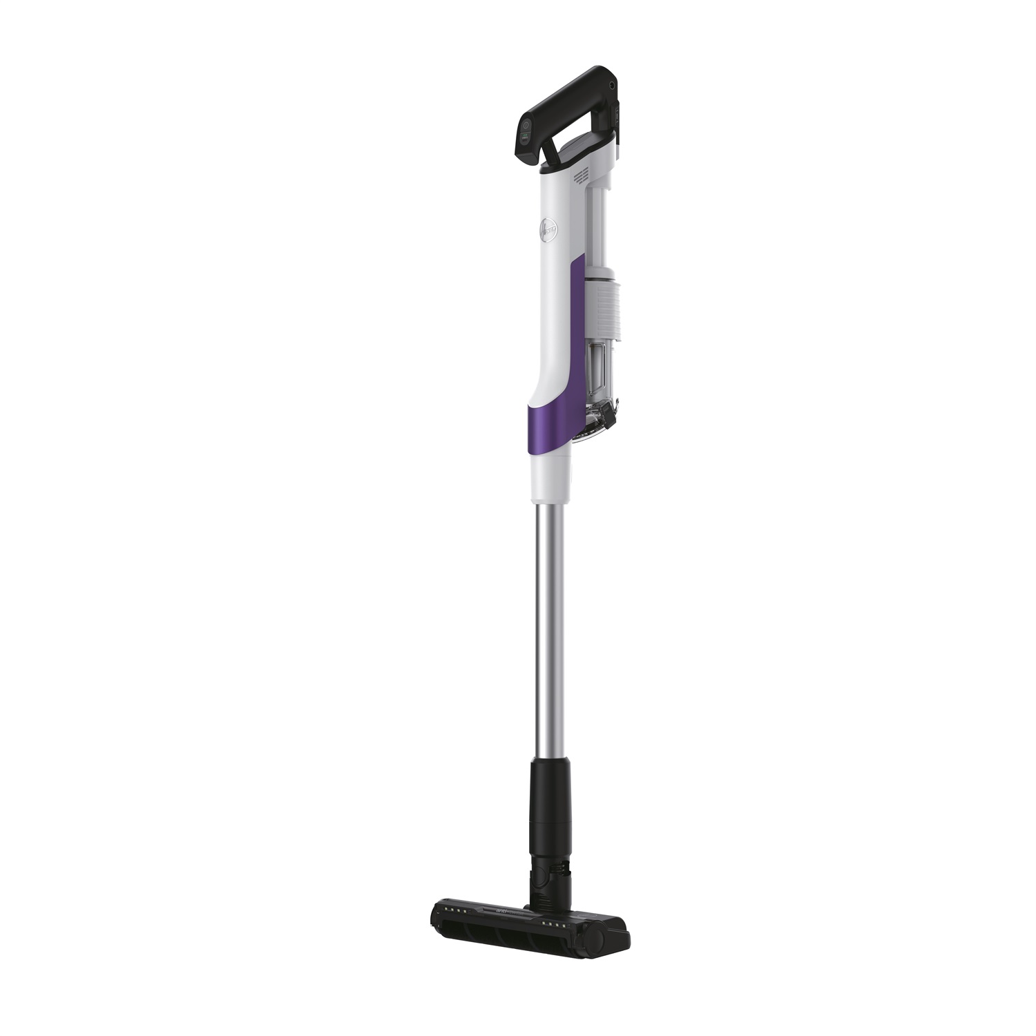 Hoover HF202P 011 Scopa Elettrica Senza Filo 2 in 1 Batteria 165 W Viola - Capacità 1L, Durata Fino a 40 Min, Single Cyclone Technology