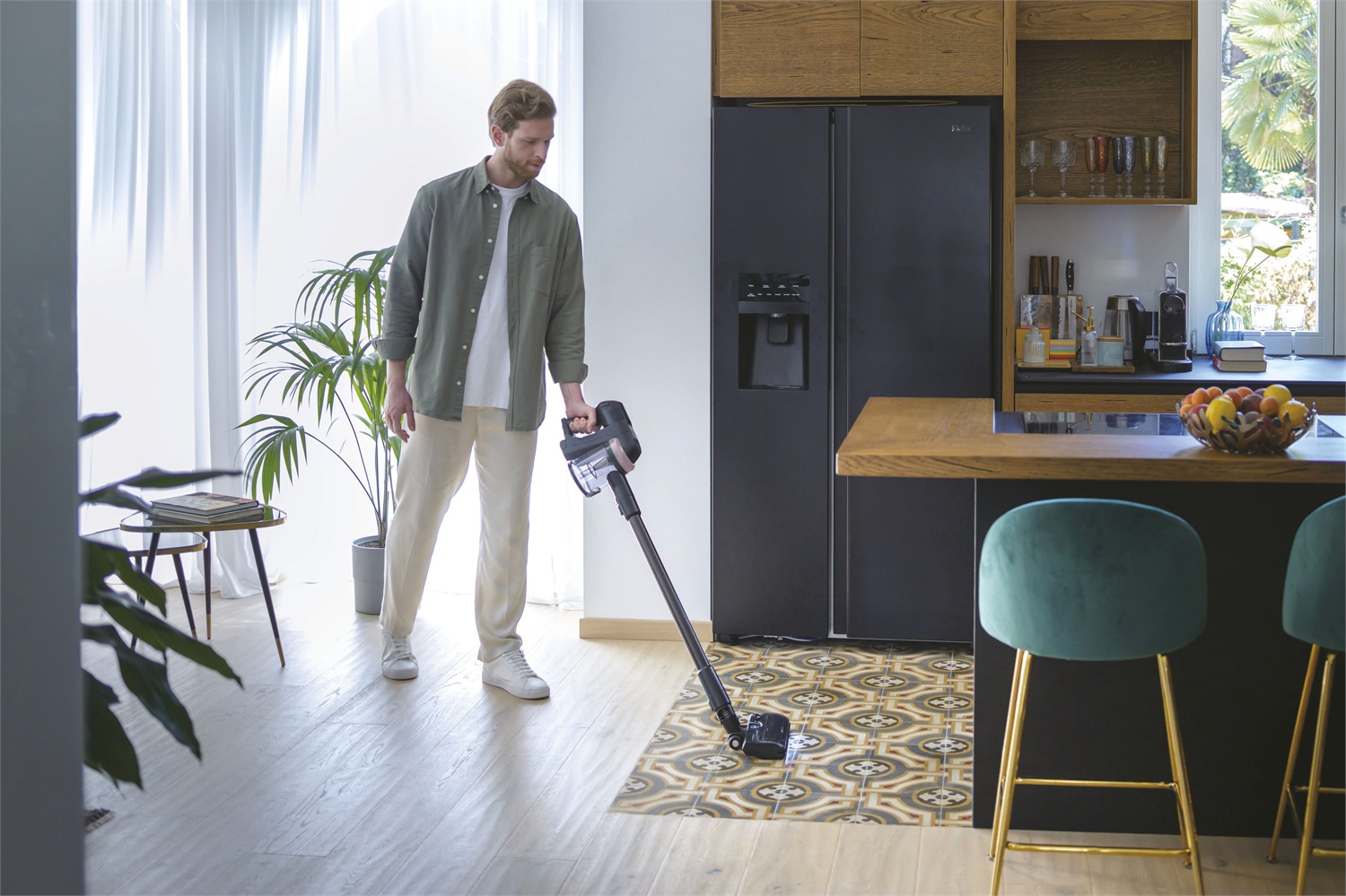Hoover Pet Edizione Speciale - Aspirapolvere senza fili 360°, spazzola anti-groviglio con luci LED e mini turbo spazzola per peli di animali