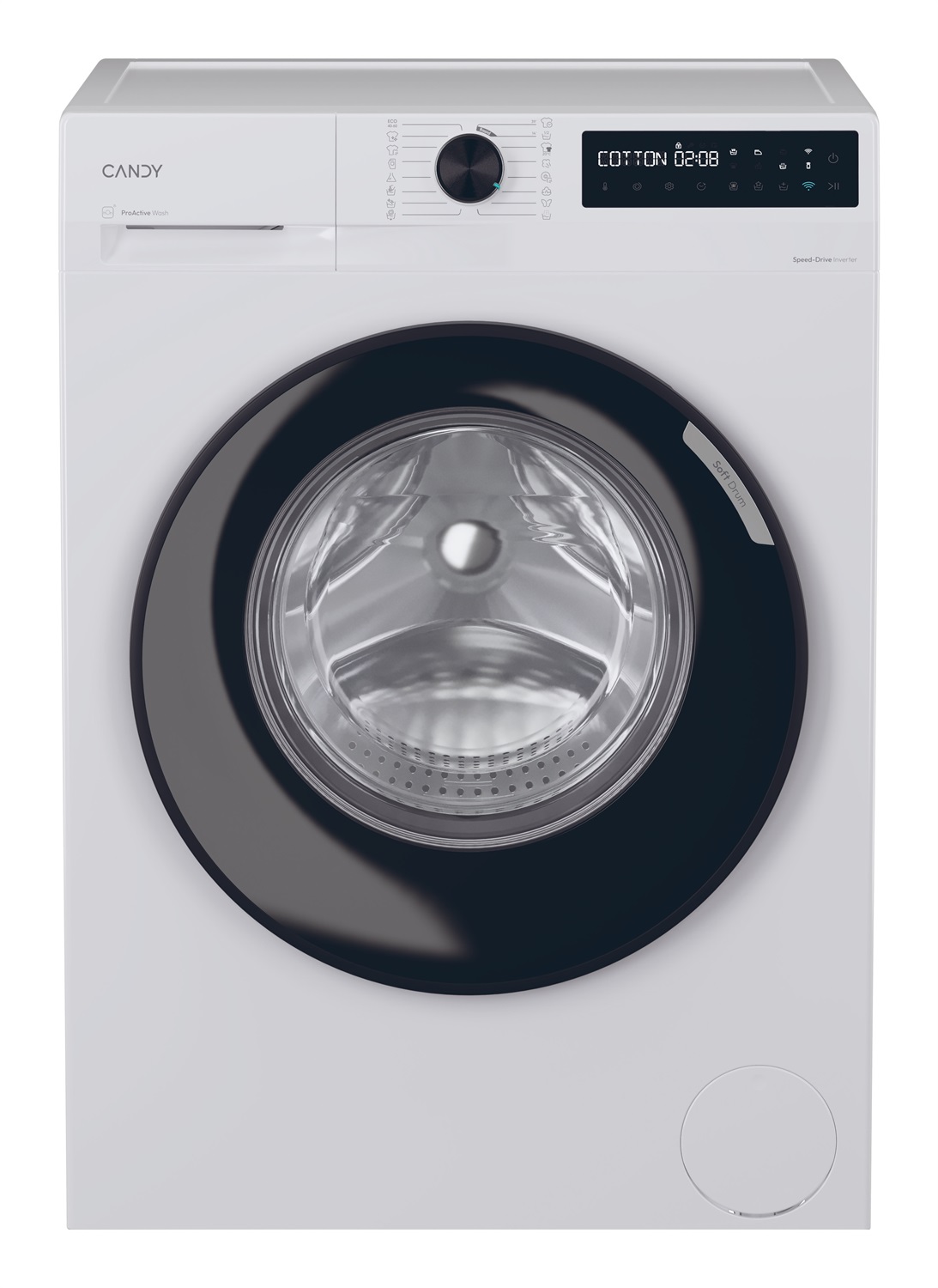 Candy ProWash 500 BR 48B6-S Lavatrice a Carica Frontale 8 kg 1400 Giri/min Classe A-10% Bianco con Funzione Wi-Fi e Cicli Rapidi