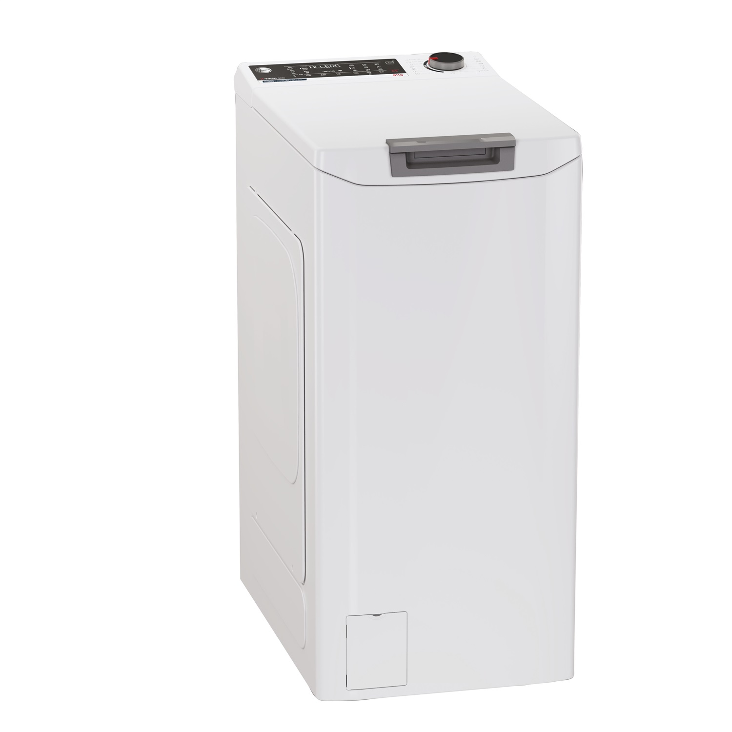 Hoover THOS486TM4-S Lavatrice Caricamento dall'alto 8 kg 1400 Giri/min Classe B Bianco con App hOn e Vapore
