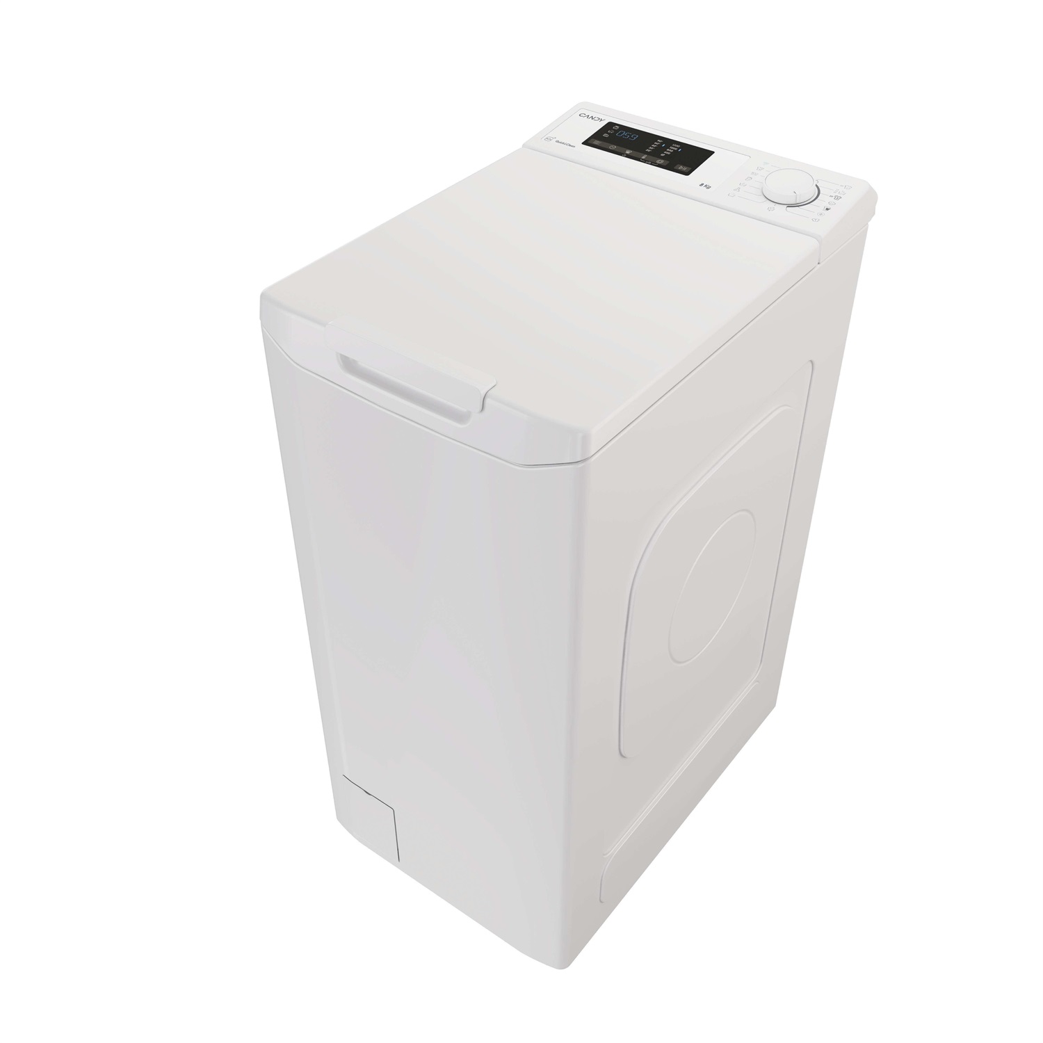 Candy TCA283D2-S Lavatrice Caricamento dall'alto 8 kg 1200 Giri/min Classe D Bianco con Wi-Fi e App hOn