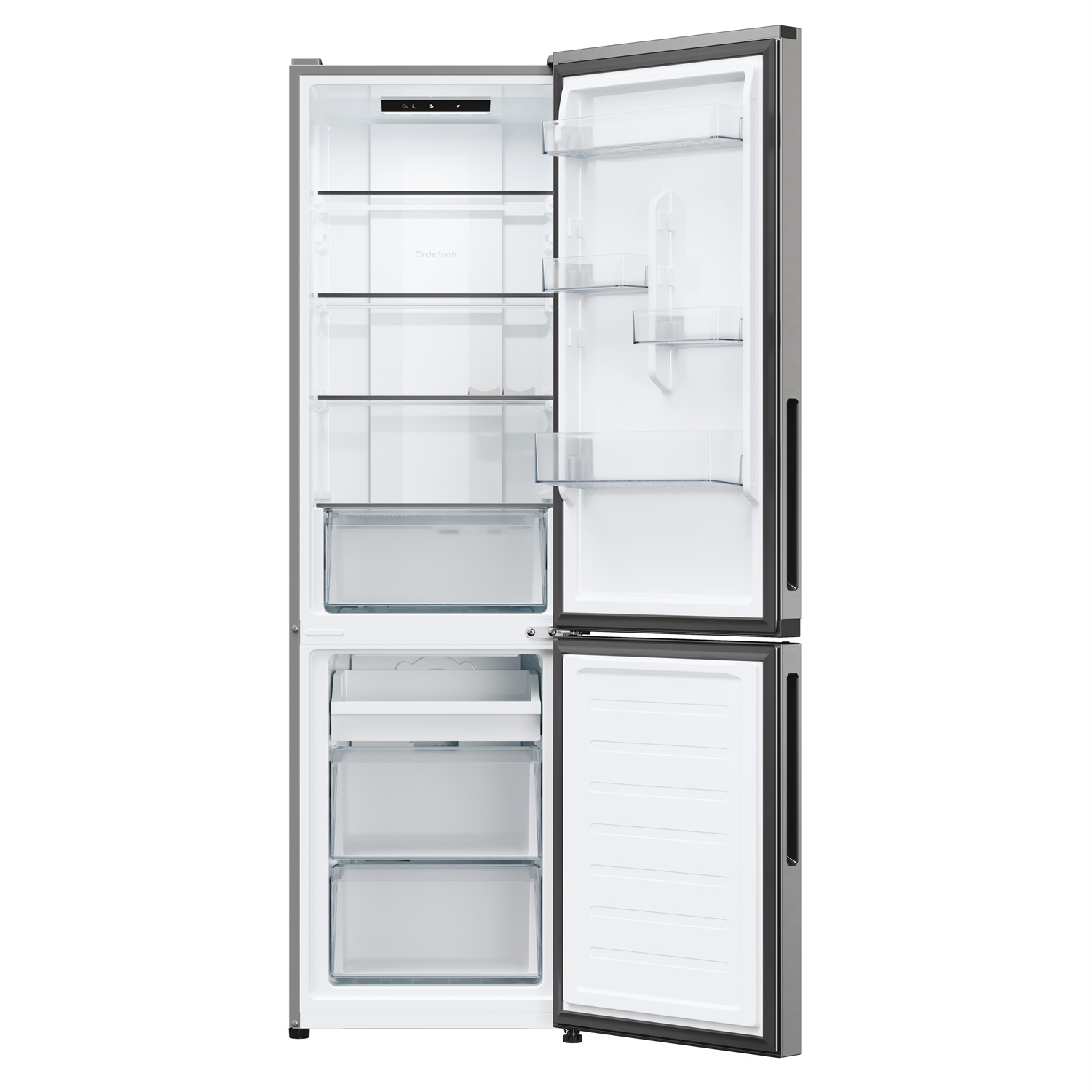 Candy Fresco CNCQ2T518EX Frigorifero Combinato Libera Installazione 279 L Classe E Acciaio Inox No Frost
