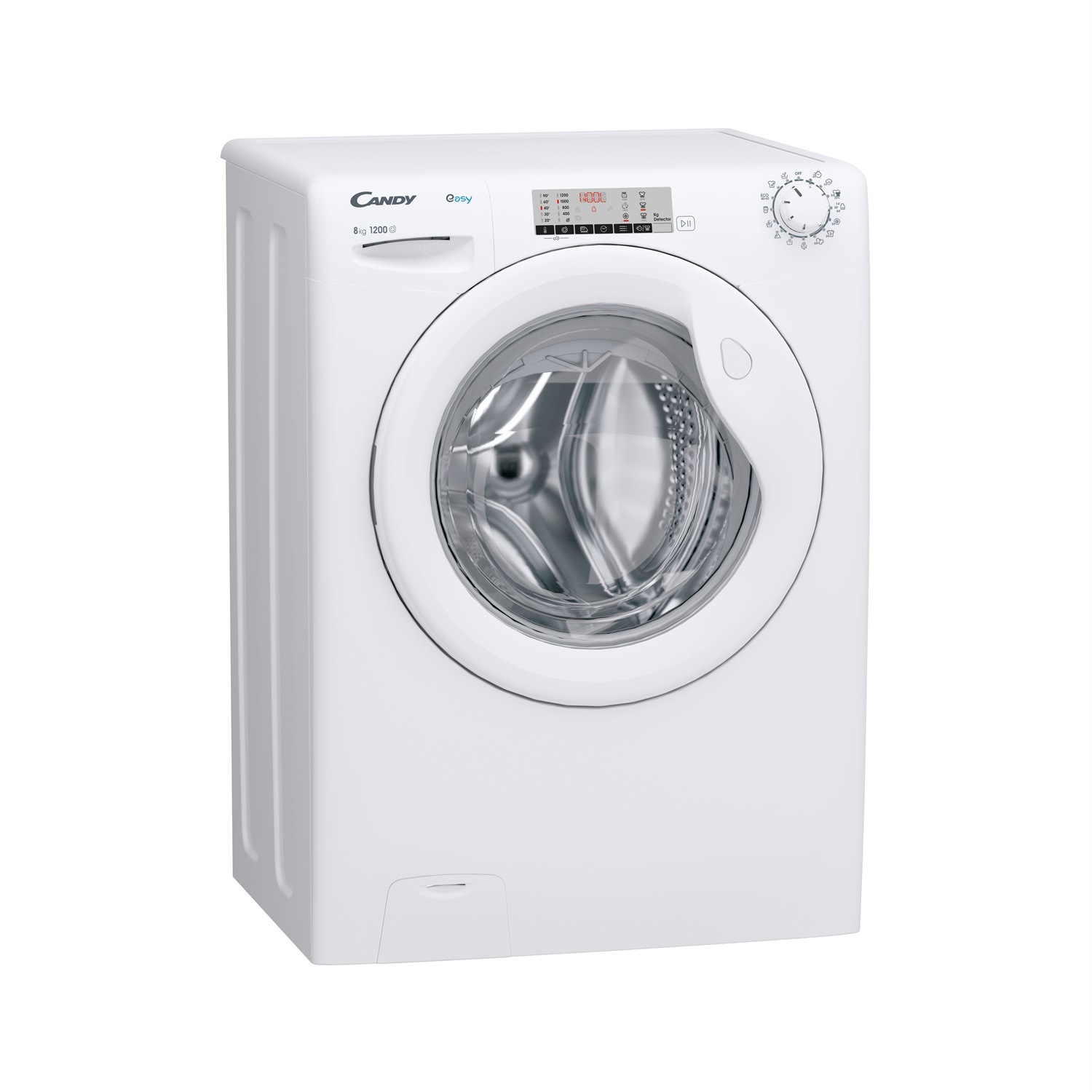 Candy EY284DWM5/1-S Lavatrice Frontale 8 Kg 1200 Giri/min Classe A Bianco con 15 Programmi e Partenza Ritardata