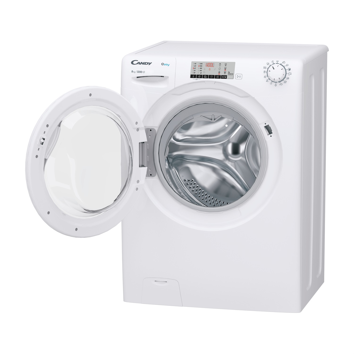 Candy EY284DWM5/1-S Lavatrice Frontale 8 Kg 1200 Giri/min Classe A Bianco con 15 Programmi e Partenza Ritardata
