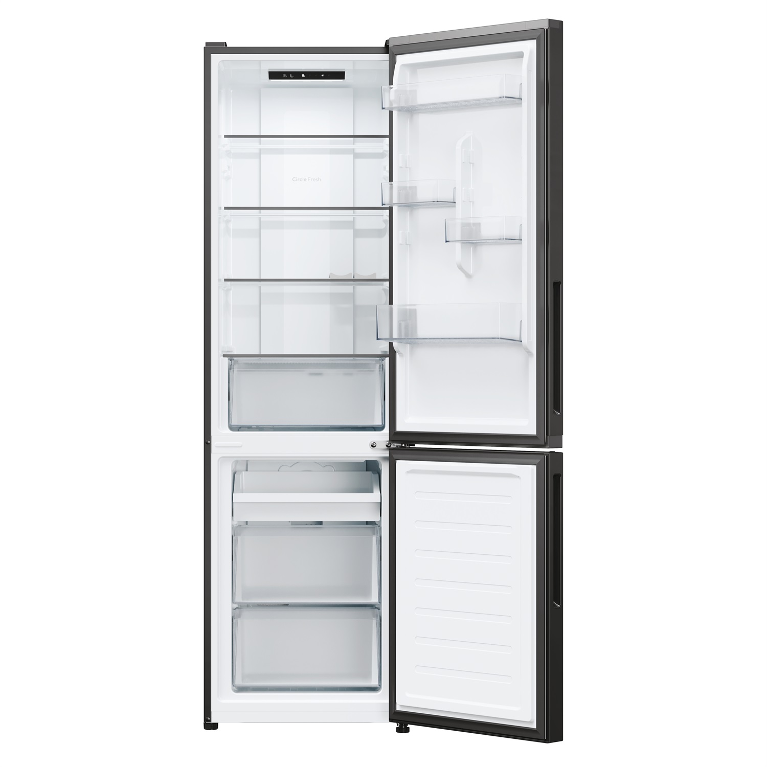 Candy Fresco CNCQ2T518EB Frigorifero Combinato Libera Installazione 279 L Classe E No Frost Nero