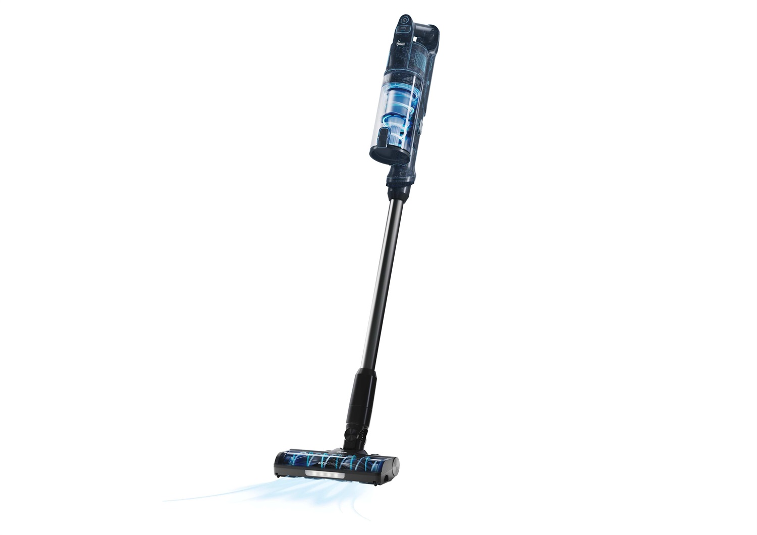 Hoover HF1P10P 011 Aspirapolvere a bastone Senza sacchetto 0,7 L 165 W Ricaricabile Nero/Blu con Autonomia fino a 45 minuti