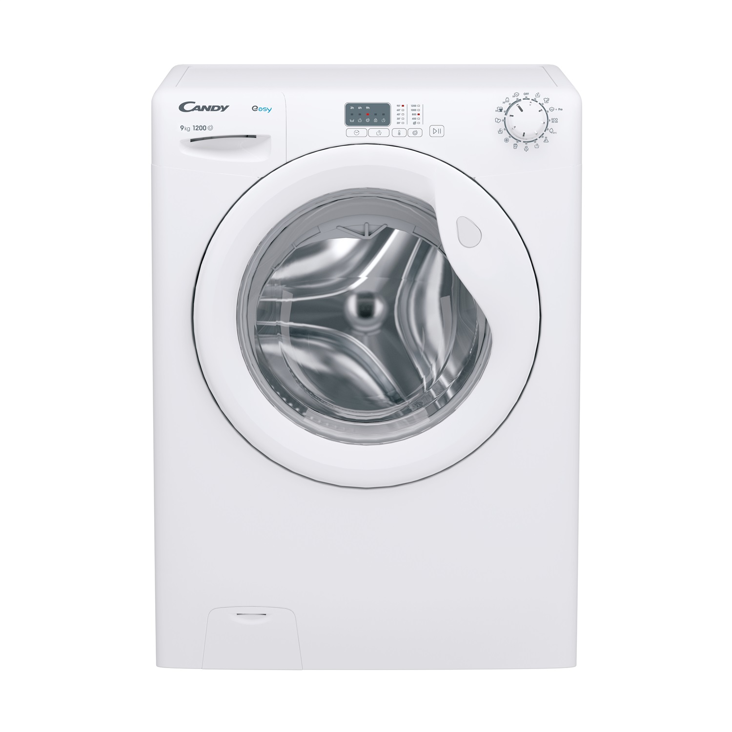 Candy EY291DW4/1-S Lavatrice Caricamento Frontale 9 kg 1200 Giri/min Classe B 15 Programmi Profondità 53 cm