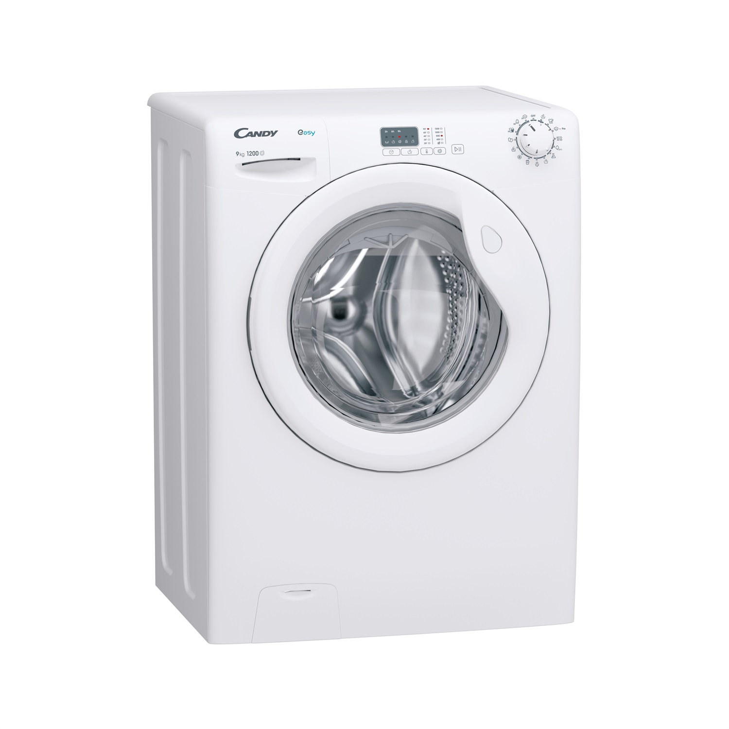 Candy EY291DW4/1-S Lavatrice Caricamento Frontale 9 kg 1200 Giri/min Classe B 15 Programmi Profondità 53 cm