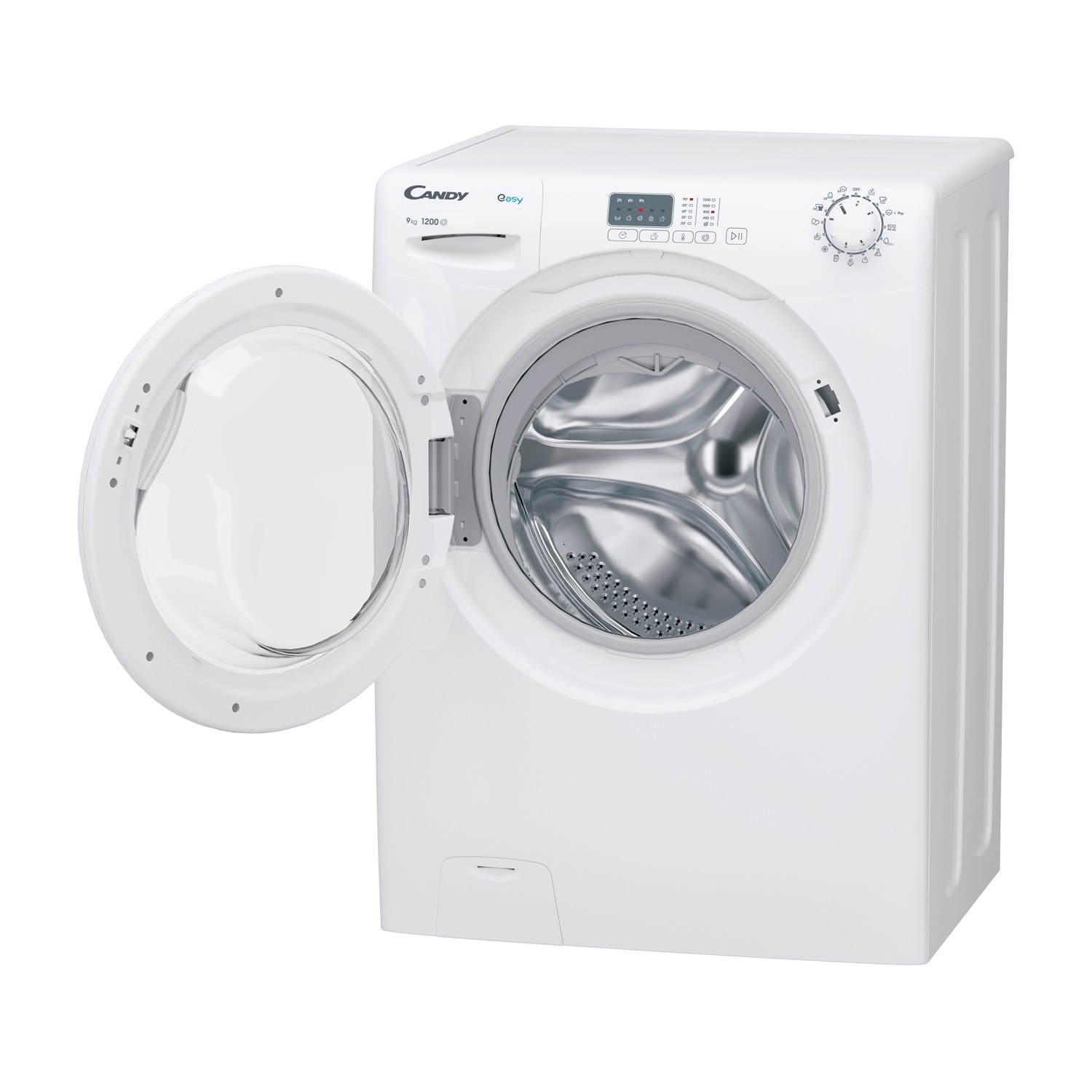 Candy EY291DW4/1-S Lavatrice Caricamento Frontale 9 kg 1200 Giri/min Classe B 15 Programmi Profondità 53 cm