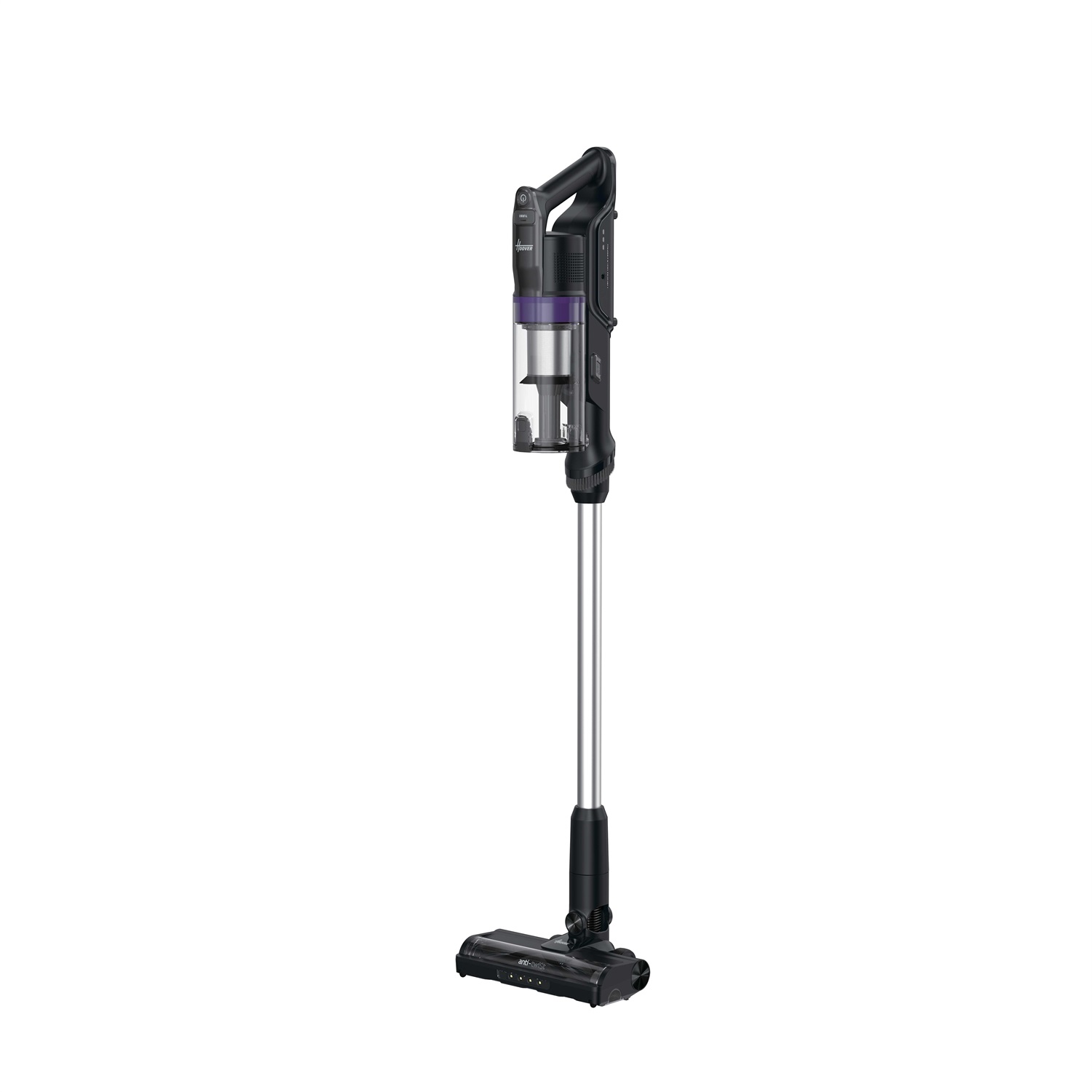 Hoover HF1 Plus Scopa Elettrica Senza Fili 2 in 1 con Modalità Turbo, Spazzola All Floor Anti-Twist, Autonomia Fino a 45 Minuti e Luci LED