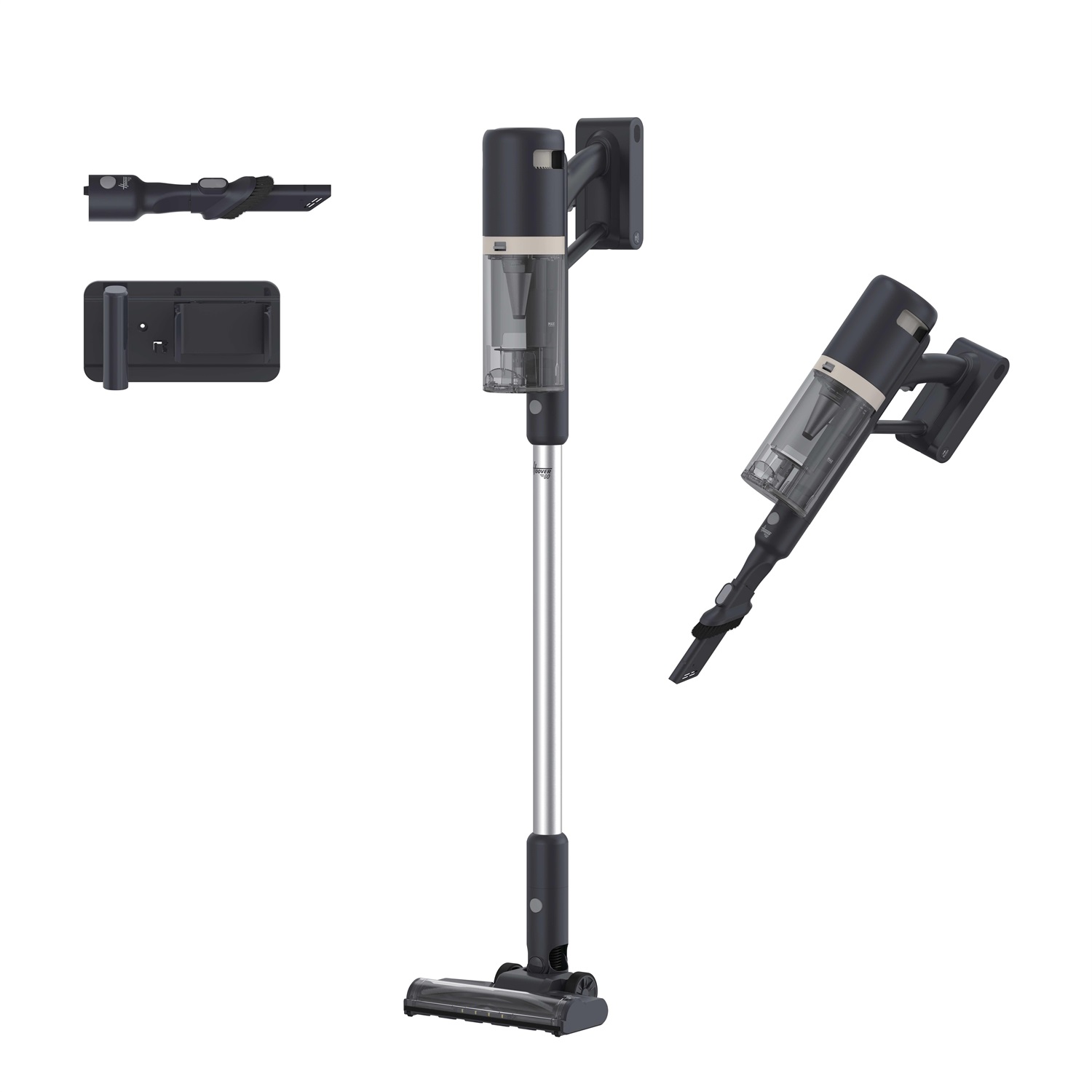 Hoover HFG10H 011 Aspirapolvere Elettrica Senza Sacchetto HEPA 200W Blu e Grigio