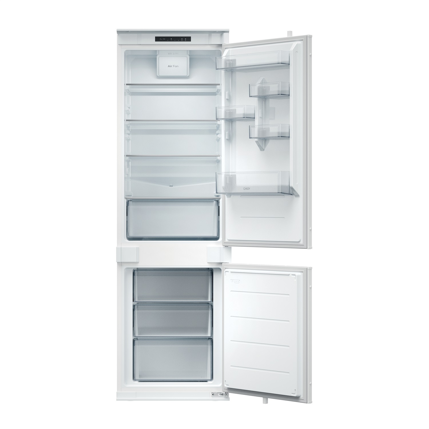 Candy CNBQL3518EV Frigorifero Combinato da Incasso 268 L Classe E Bianco - Low Frost, 35 dB