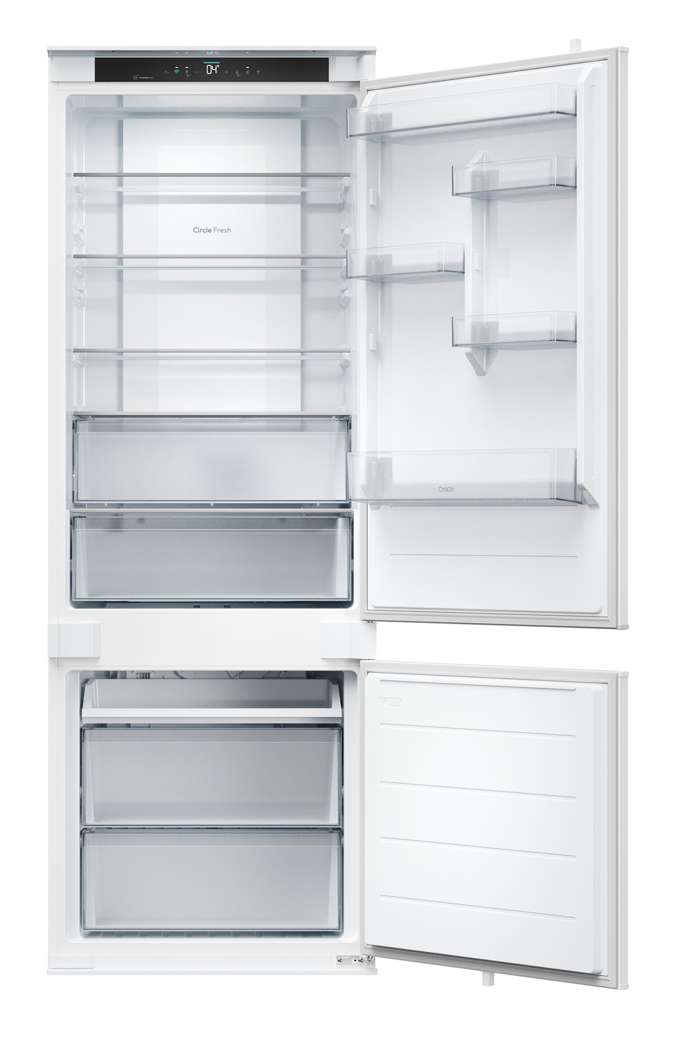 Candy Fresco CNBQT3719EW Frigorifero Combinato da Incasso 382 L No Frost Classe E Bianco