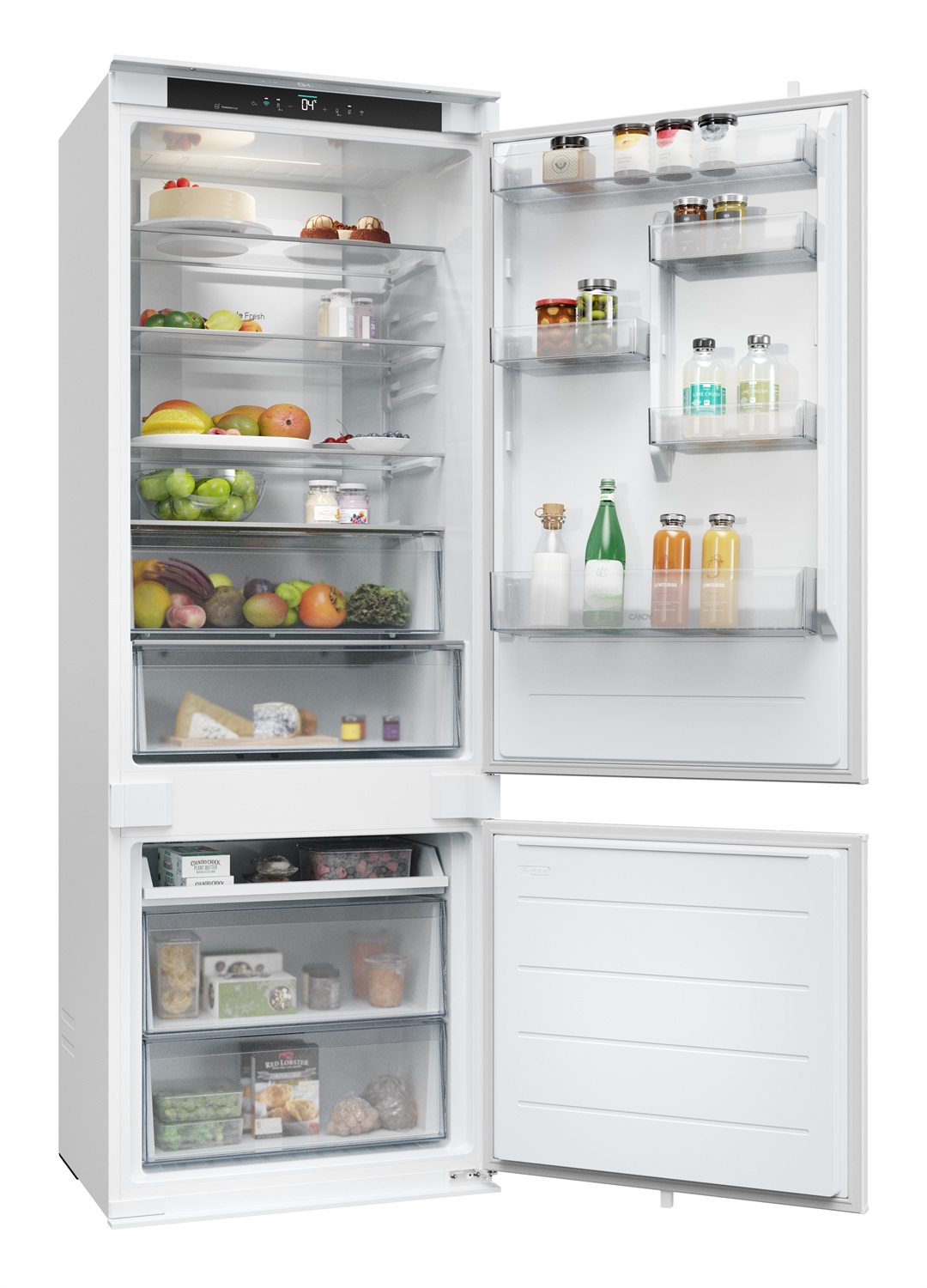 Candy Fresco CNBQT3719EW Frigorifero Combinato da Incasso 382 L No Frost Classe E Bianco