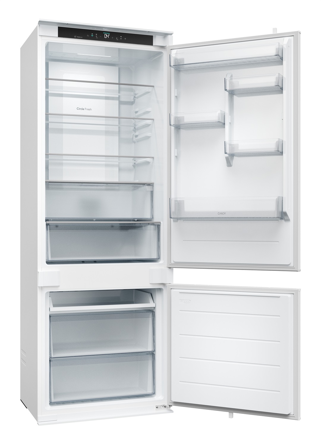 Candy Fresco CNBQT3719EW Frigorifero Combinato da Incasso 382 L No Frost Classe E Bianco