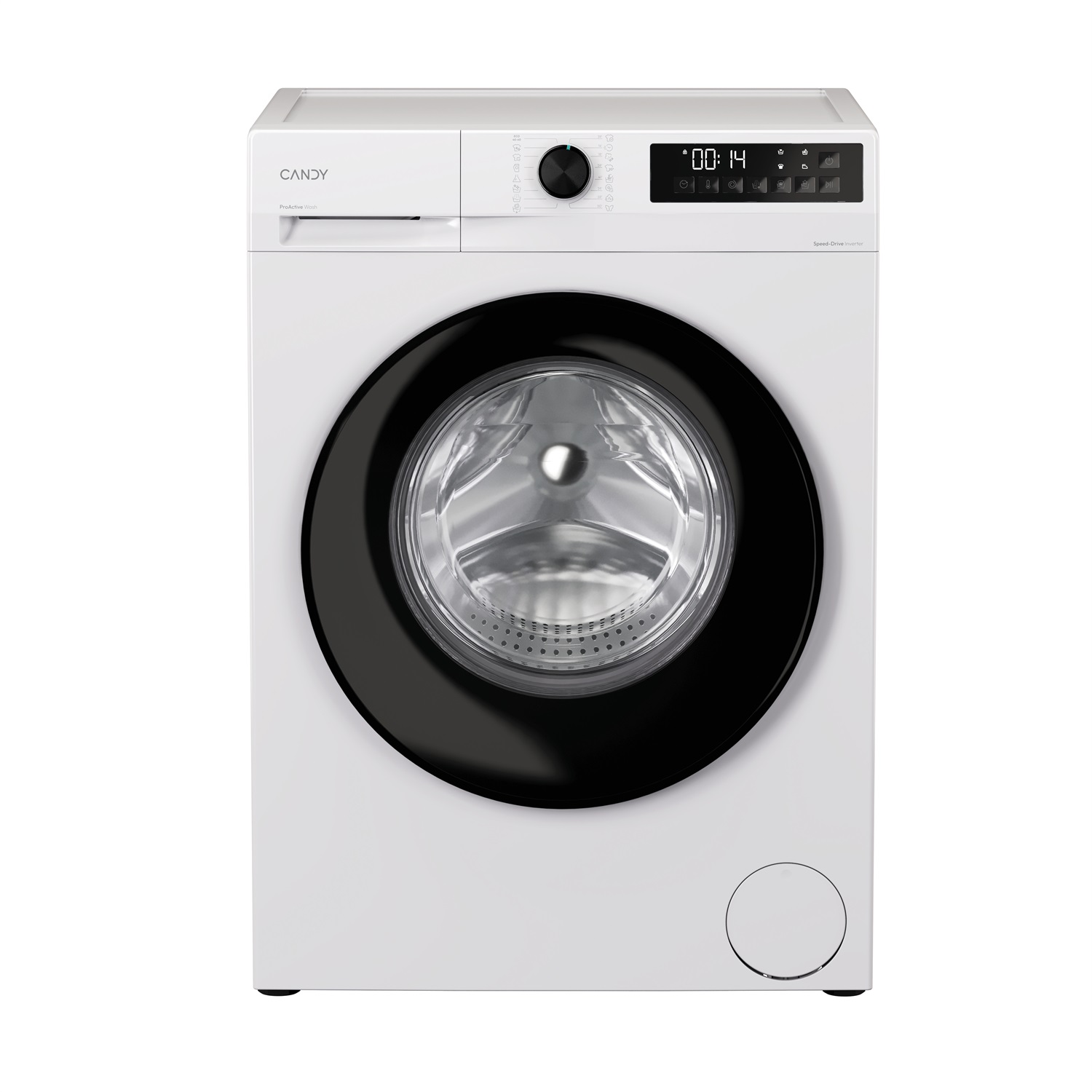 Candy GD 48SB6-S Lavatrice 8kg Caricamento Frontale, 1351 Giri/min, Funzione Vapore e Easy Iron