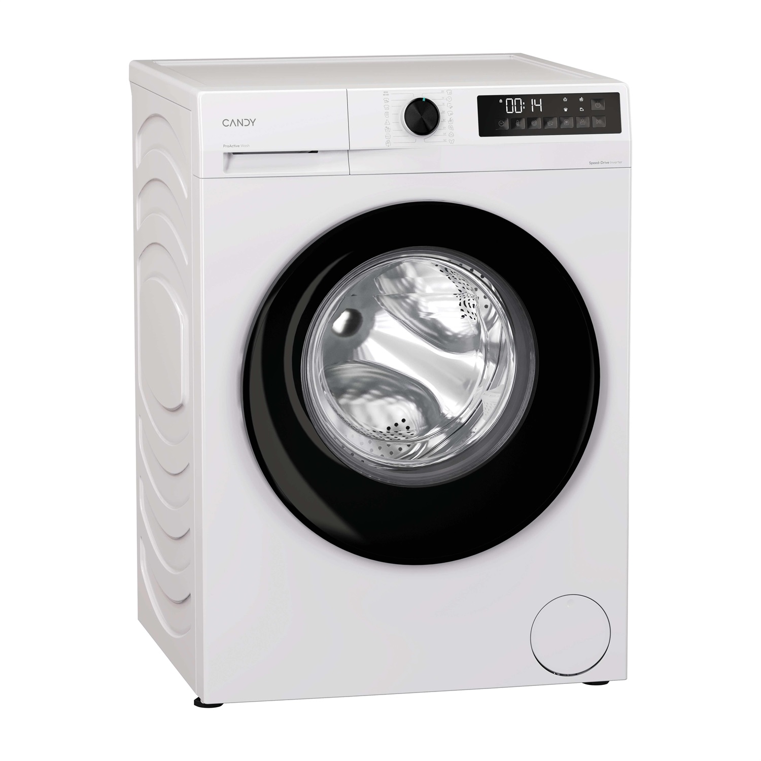 Candy GD 48SB6-S Lavatrice 8kg Caricamento Frontale, 1351 Giri/min, Funzione Vapore e Easy Iron
